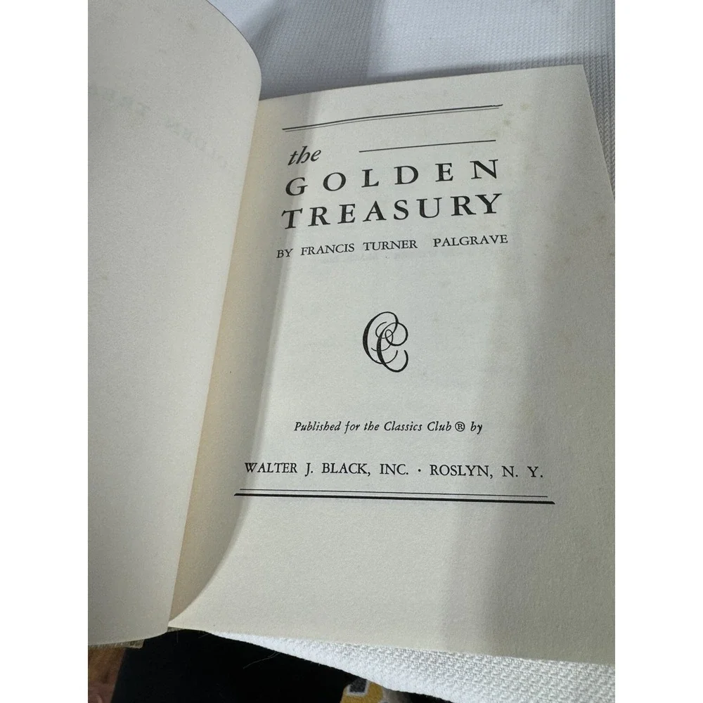 The Golden Treasury Francis Palgrave Classics Club‎ 1932